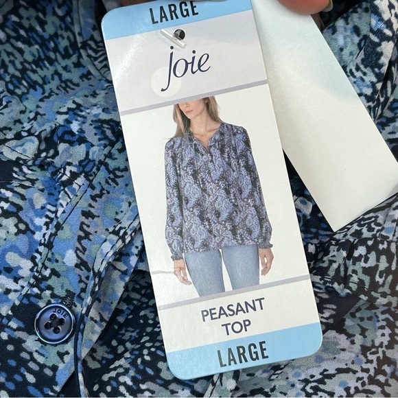 Joie Parisian paisley peasant top NWT - Picture 6 of 8